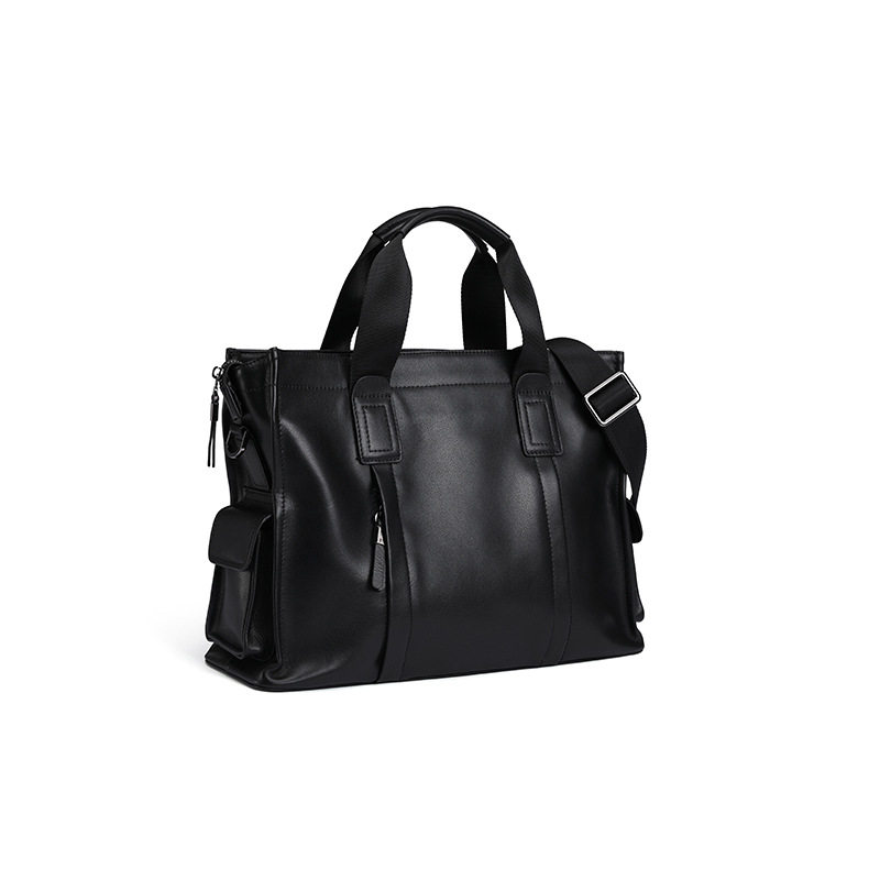 直供大容量头层牛皮公文包时尚休闲手提单肩男包现货