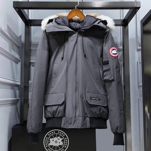 大鹅羽绒服01飞行员夹克男女款2025冬季连帽大毛领休闲外套情侣款