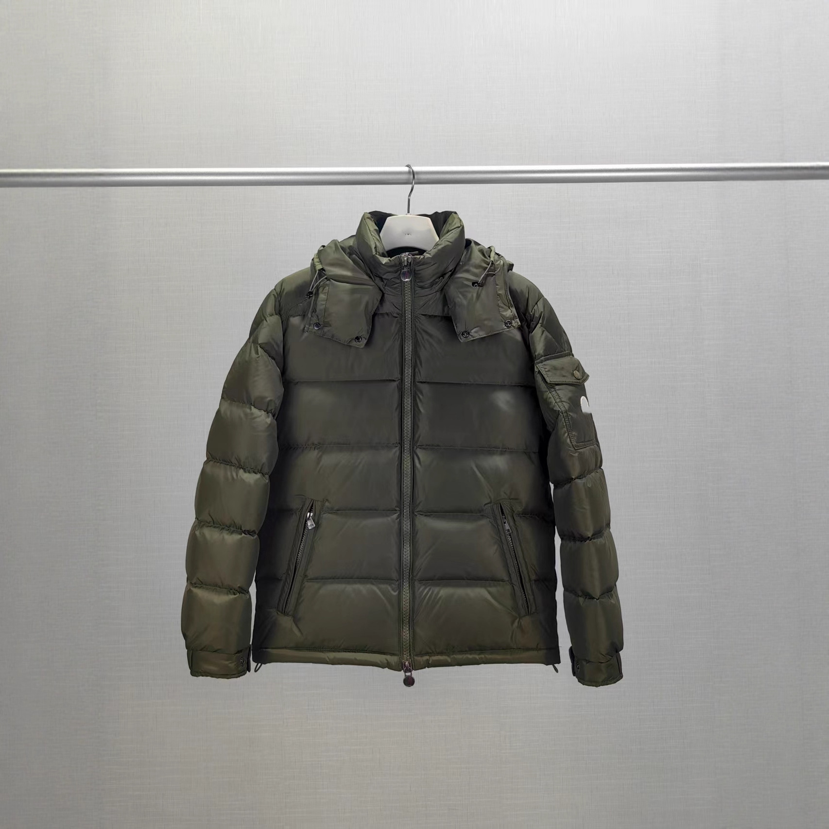 蒙家25 新款M家哑光maya玛雅羽绒服连帽羽绒服外套