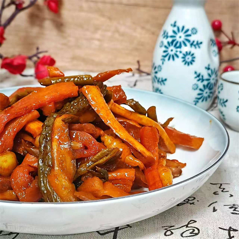 八宝酱菜咸菜即食下饭菜酱菜咸菜500g袋装