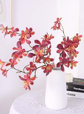 仿真绿植 懒仁叶 婚庆酒店软装饰工程家居餐桌摆件插花配叶假