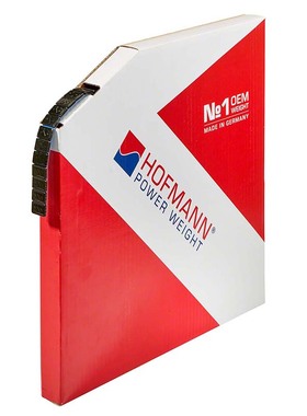 德国霍夫曼平衡块粘块轮毂清理无残胶HPW355汽车摩托车配重块黑色