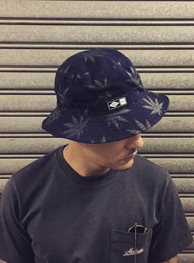 余文乐联名款渔夫帽 Madness x HUF滑板联名渔夫帽夏双面男女可带