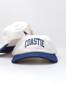 Coastie Navy/White Snapback Hat美国东海岸海鸥复古拼色老爹帽