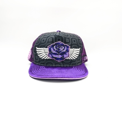 Nomadic Movement Midnight Rose Snapback圣甲虫玫瑰刺绣嘻哈帽