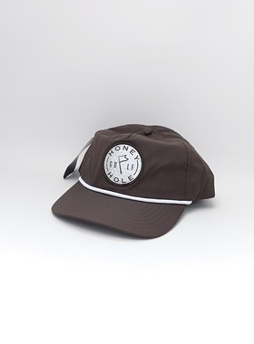 honeygolf 美国高尔夫球帽一杆进洞高端石灰色软顶棒球帽微弯棒球