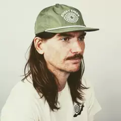 Shaky Knees American Atlanta Rock Music Festival Retro Olive Green Big-Eye Soft Top Hat