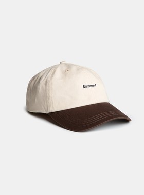 西班牙潮牌小众复古拼色软顶弯檐帽浅顶休闲滑板帽老爹oldschool