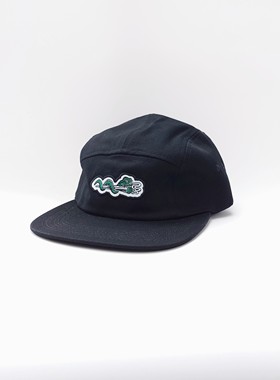 classic滑板街头潮牌五片帽 蛇图腾刺绣斜纹布软顶帽安东尼奥联名