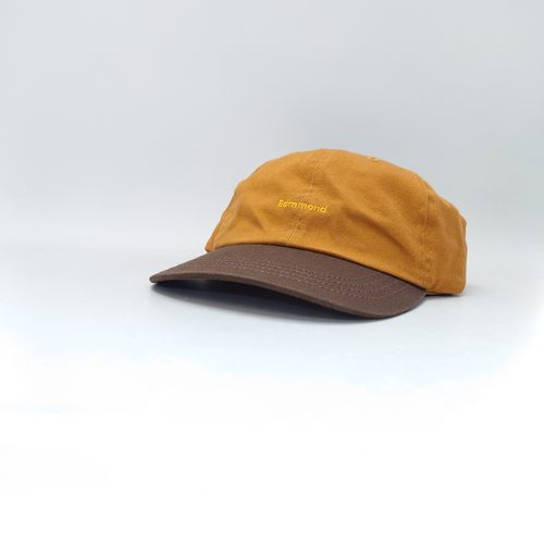GORRA LOGO BICOLOR - BROWN西班牙街头潮牌复古棕拼色老爹帽滑板