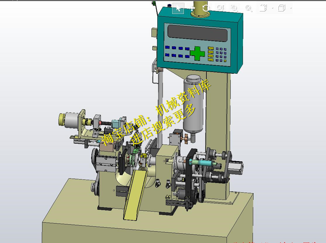 详细完整绕线机solidwork2016三维3D图纸档机械设计模型【933】