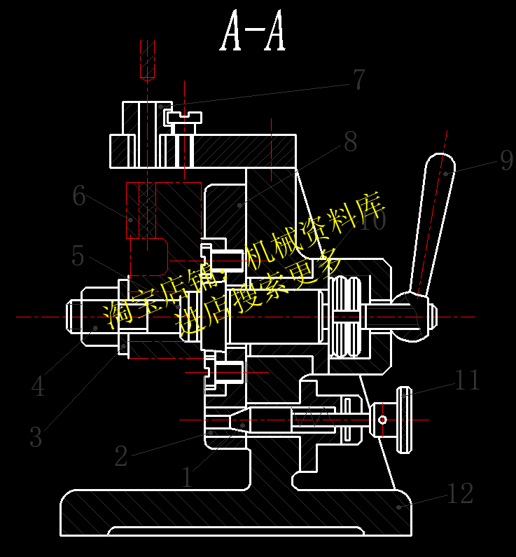 回转式钻模cad装配体图纸设计参考资料【176】