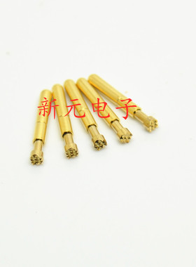 测试针CSP-6H梅花头 短探针外径1.36mm总长10.5mm电池测试电源针