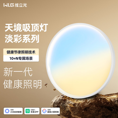 维立光智能淡彩多彩吸顶灯天境灯