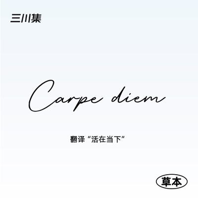 拉丁文草本纹身贴套装防水持久
