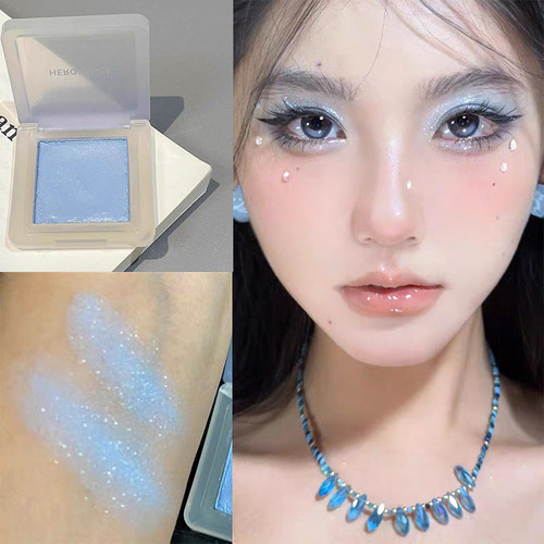 单色眼影清冷破碎感高级