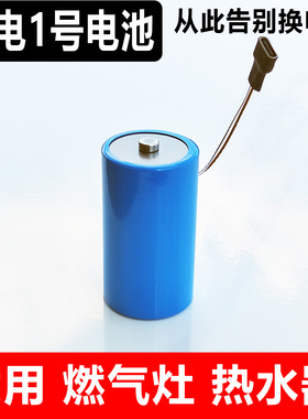 1号电池USB转1.5V3V燃气灶热水器专用改装5V充电头电源type-cD型