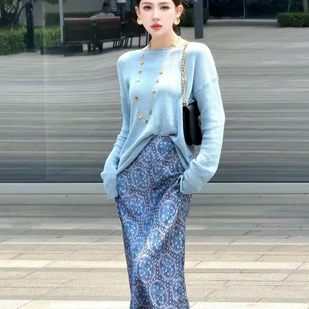 G.yantong郭彦彤长袖针织衫女轻职风防晒女装百搭显瘦insMYL8,女装/女士精品,毛针织衫,淘宝优惠券,粉丝福利购,淘宝优惠卷