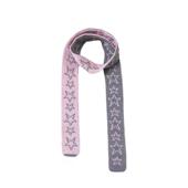 BKP曼谷公园「千禧星」复古五角星撞色细窄围巾y2k百搭辣妹秋冬亚