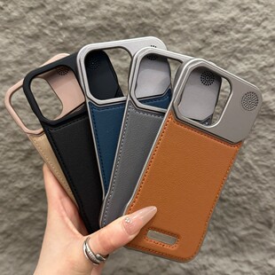 外贸适用苹果17promax无边框香薰磁吸手机壳苹果16防摔15保护套14