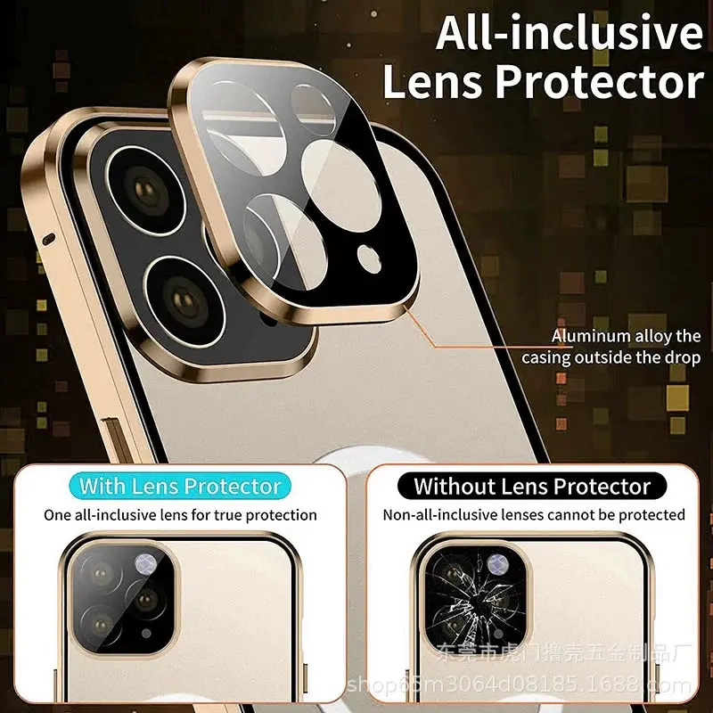 适用iPhone16pro手机壳万磁王磁吸无线充新品苹果15Magsefe14