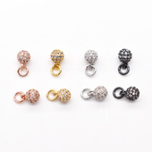 穿珍珠项链吊坠 手链吊坠配件 耳饰吊坠