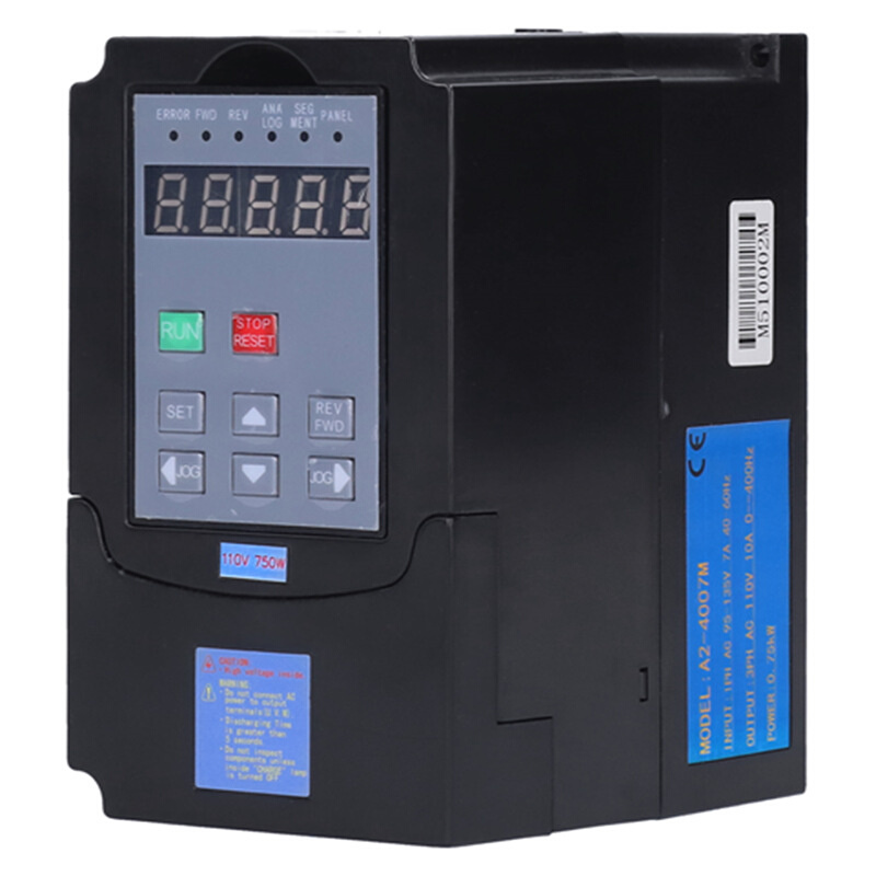 A2-4007M单相AC95-135V转三相110V变频器电机风机水泵0.75kw调速