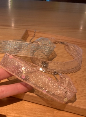 棠洛 原创手作「反叛浪漫」纯欲蕾丝choker颈链女小众个性颈带潮