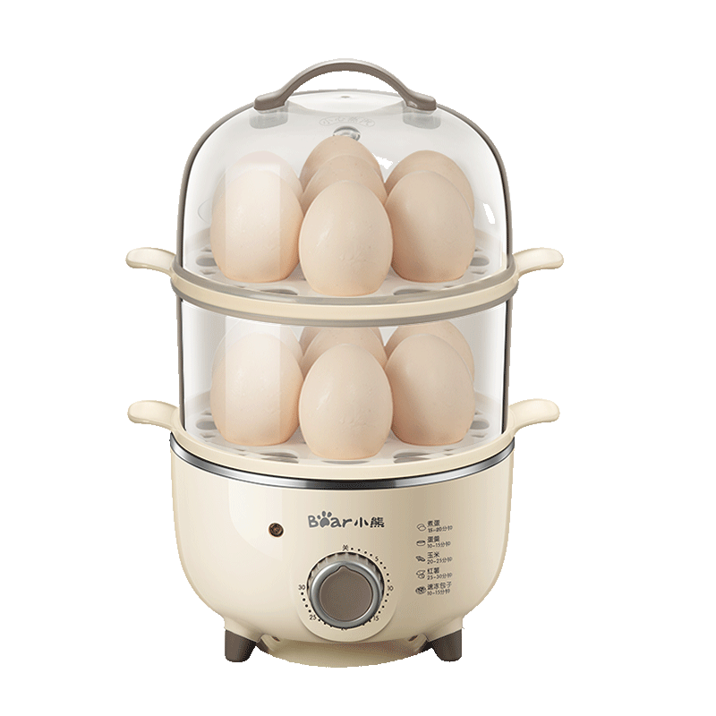 小熊不锈钢预约定时煮蛋器