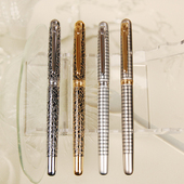 丽琴liqin660金属钢笔高级商务钢笔学生练字铱金笔尖黄铜笔库存笔