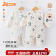 宝宝连体衣秋冬保暖纯棉新生儿薄棉打底内衣婴儿衣服爬服夹棉秋装