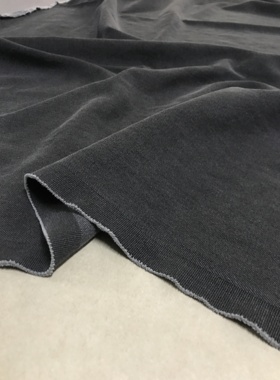 金佳牛仔布料深灰色中弹微厚款意大利土耳其进口高端水洗牛仔布料