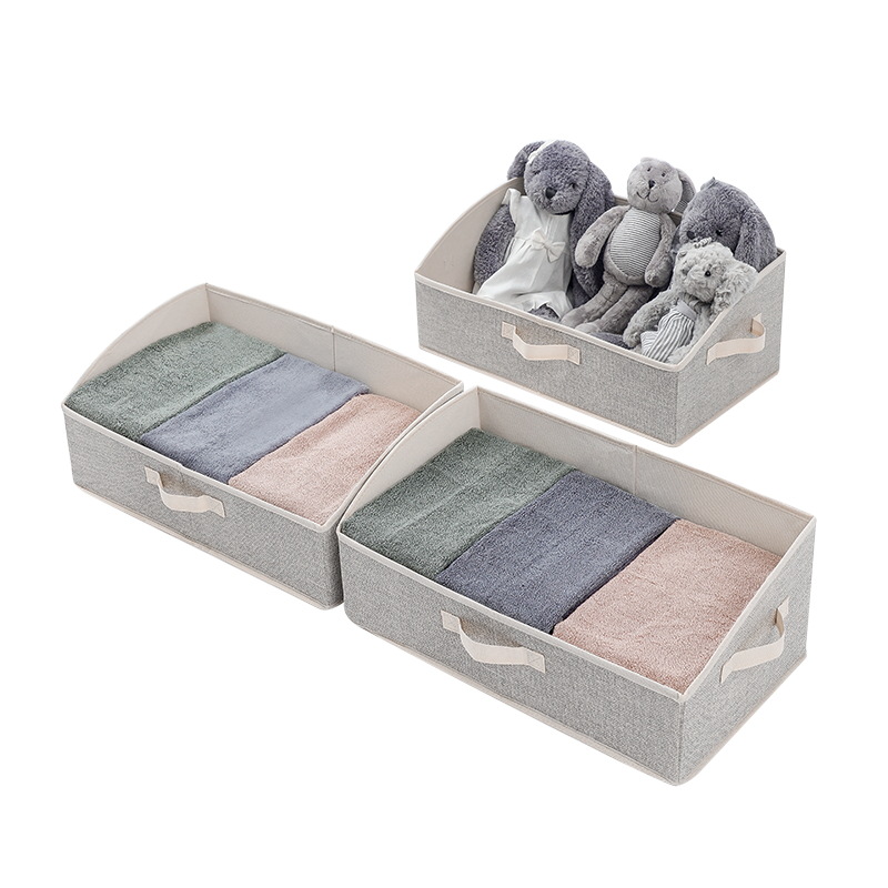 Non woven storage box, foldable clothing organizing box