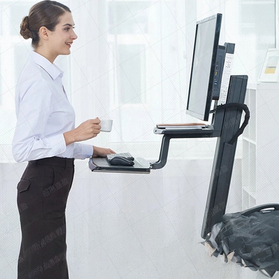 NBL80 standing office desk, computer monitor stand显示器支架