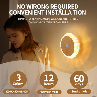Night light charging model human body sensing wall light