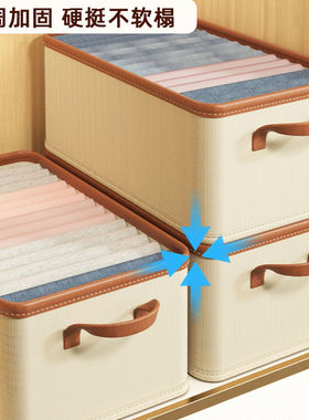 Clothing storage box, home wardrobe layered sorting box