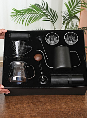 Hand brewed coffee set with hand cranked grinder手冲咖啡套装