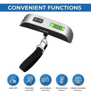 Portable luggage scale electronic handheld scale 50kg
