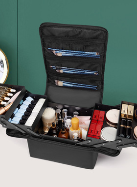 Makeup case storage, multi-layer large makeup bag大号化妆包