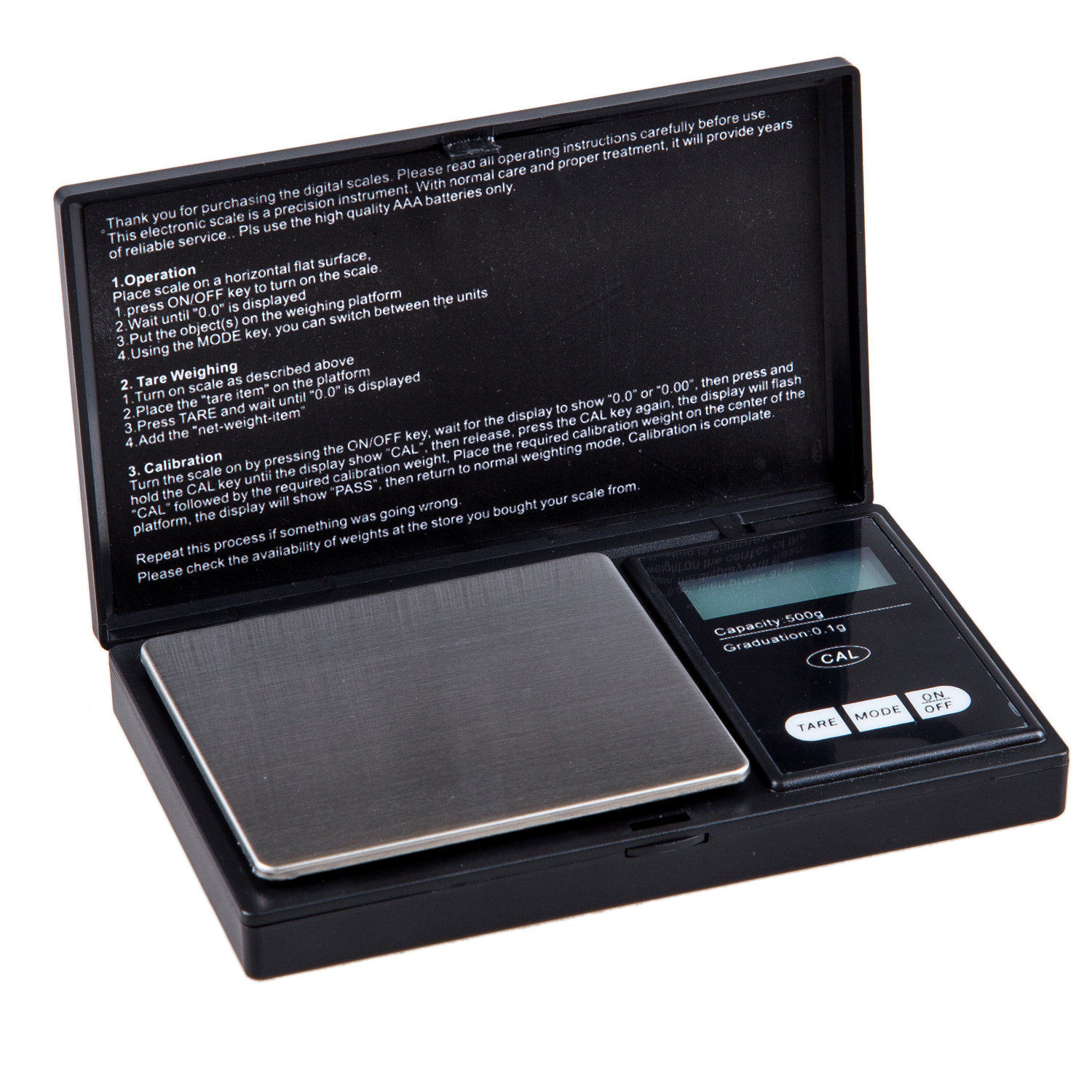 Digital Pocket Scale 500/0.1 gram for lab chemica电子秤