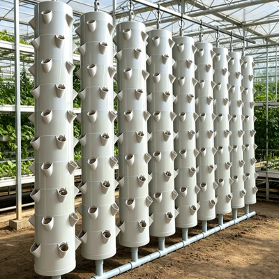 垂直水培塔家用智能蔬菜种植机无土栽培设备楼顶大棚温室阳台种菜