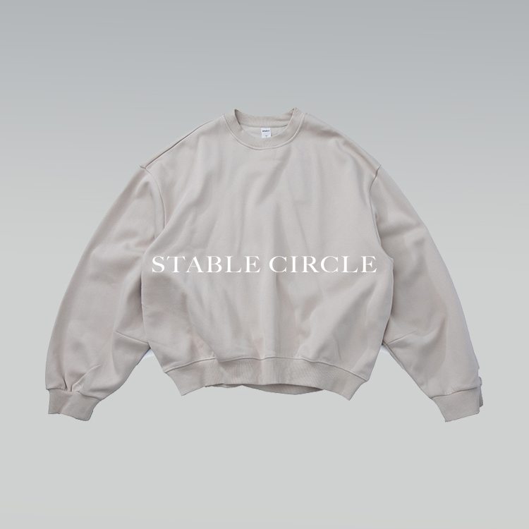 抗静电“蛋壳”绒抓绒廓形卫衣