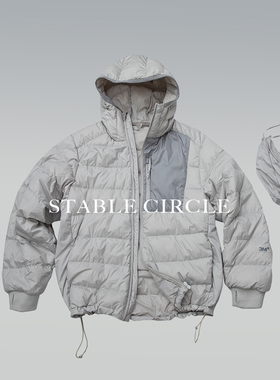 STABLE CIRCLE 25FW防泼水3M面料排骨羽绒服90绒轻便收纳冬季外套