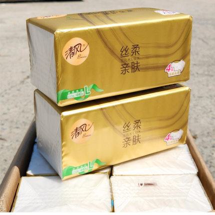 清风大包抽纸L码面巾纸整箱60包可湿水餐巾纸批发母婴面巾纸批