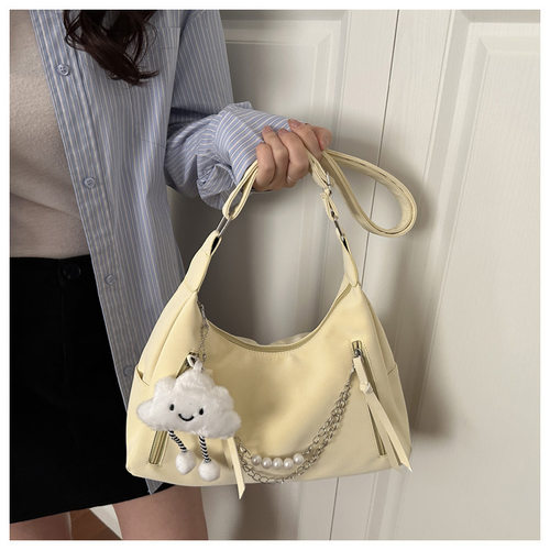 女包韩版简约手提小包包2026新款时尚简约通勤百搭女士单肩包