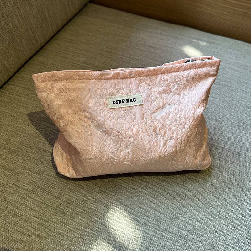 收纳纯色便携大容量化妆包收纳包