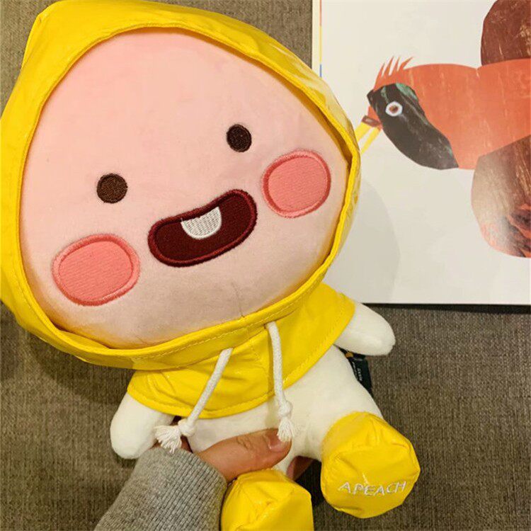 the republic of korea kakao friends Raincoat Ryan lion Plush Toys Doll doll Peach fart Decorationin the Toy/Childs/Puzzle/Building block/Model , Other Toys  category - from Buy2taobao.com to provide professional Taobao agent buy service