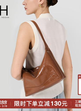 VH女包冉冉hobo包松弛高级感通勤手提包油蜡牛皮秋冬斜挎单肩包包