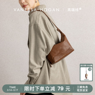 VH女包欣冉hobo包小号休闲头层植鞣牛皮轻便简约日常腋下单肩包包