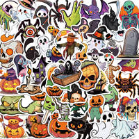 Halloween stickers, facial makeup, makeup tattoo stickers, children's funny costumes, baking gifts, decorative stickers thumbnail 5